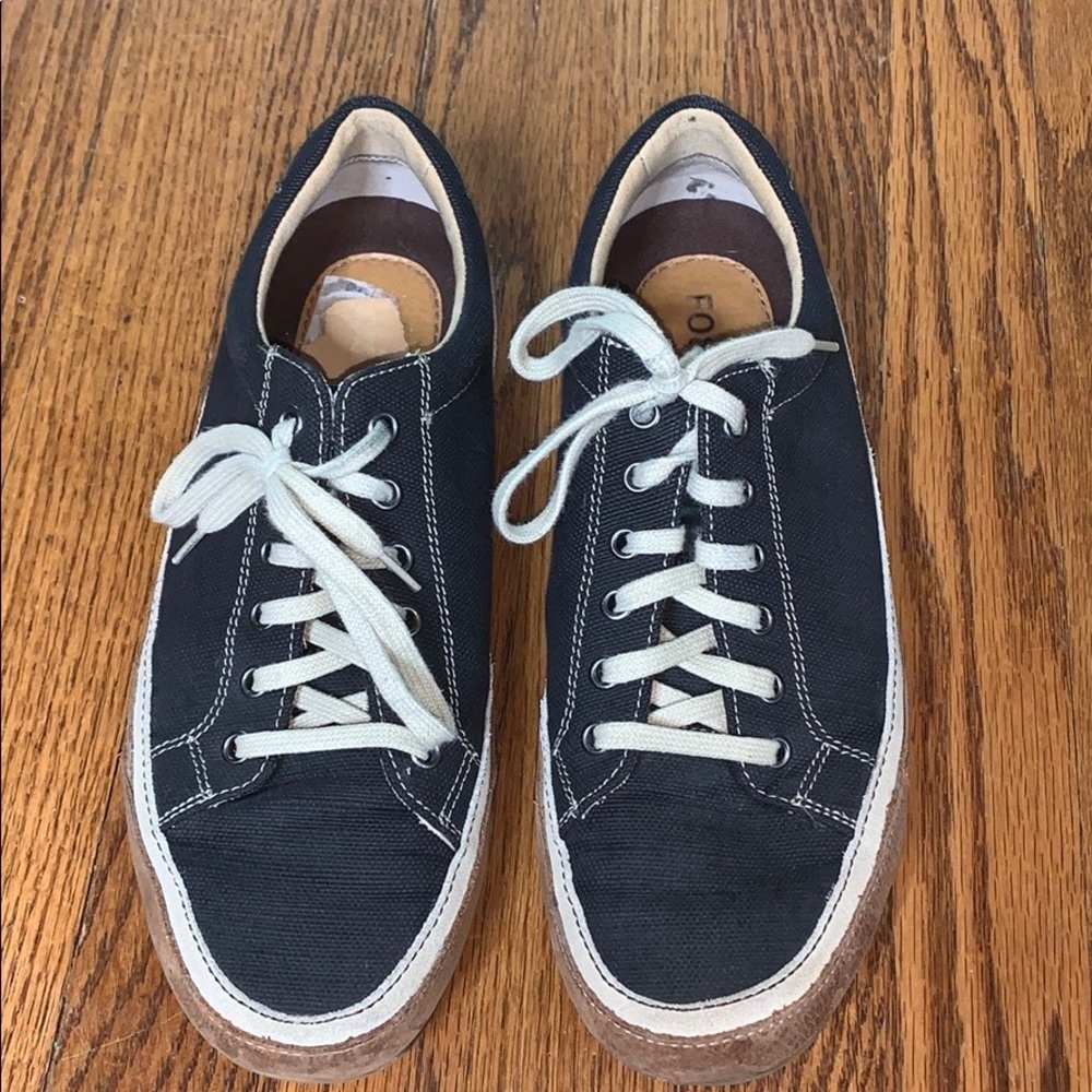 Fossil Canvas & Leather Sneakers